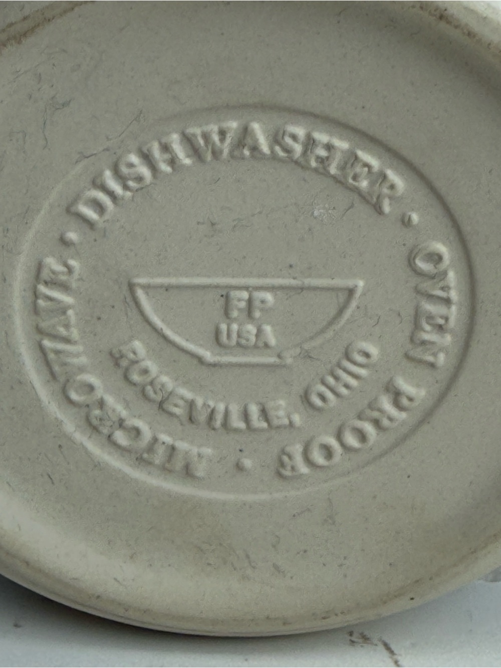 Friendship Pottery Roseville OH Ceramic Storage Jar Crock Wood Lid 2.5” x 5” - Picture 4 of 8